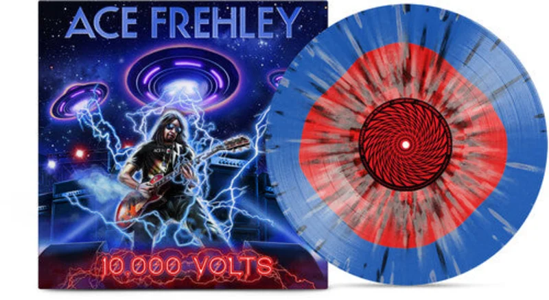 10,000 Volts - Blue/ Red (Colored Vinyl, Blue, Red, Reissue)
