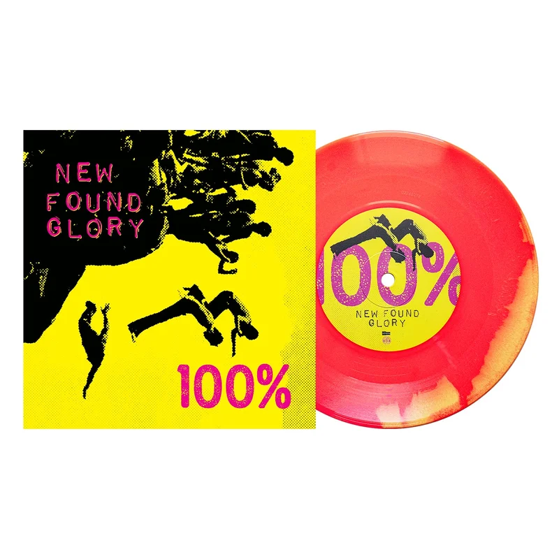 100% - Neon Yellow/Neon Pink Aside/Bside 7"