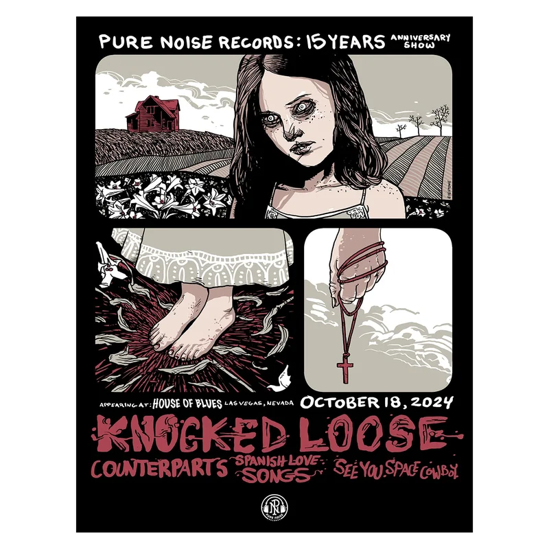 15 Years of Noise Show Screen Printed - Poster w/ Tube