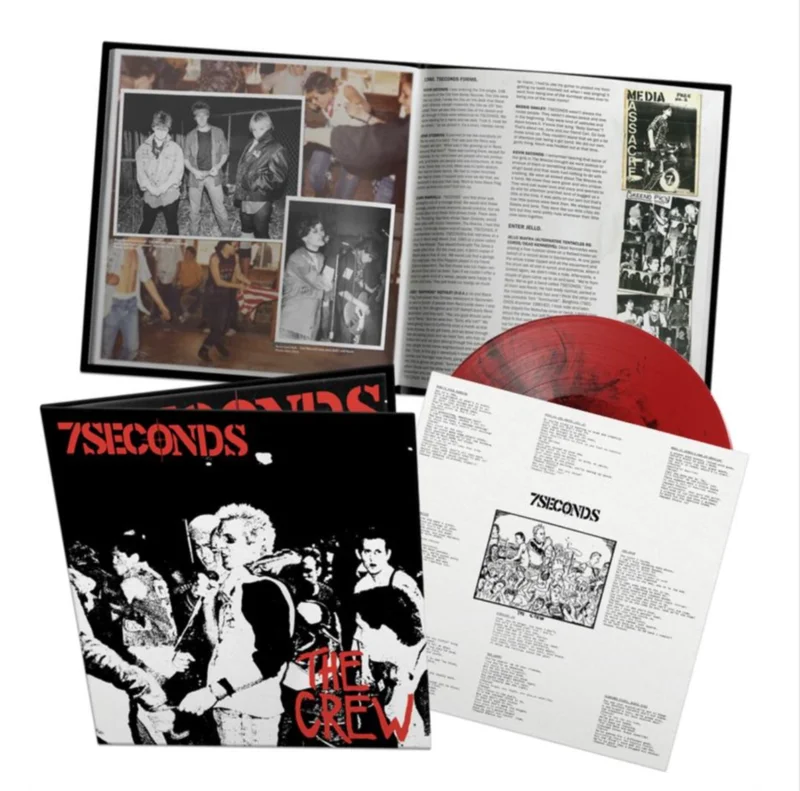 7SECONDS THE CREW LP (Limited Edition, Red & Black Galaxy Vinyl)