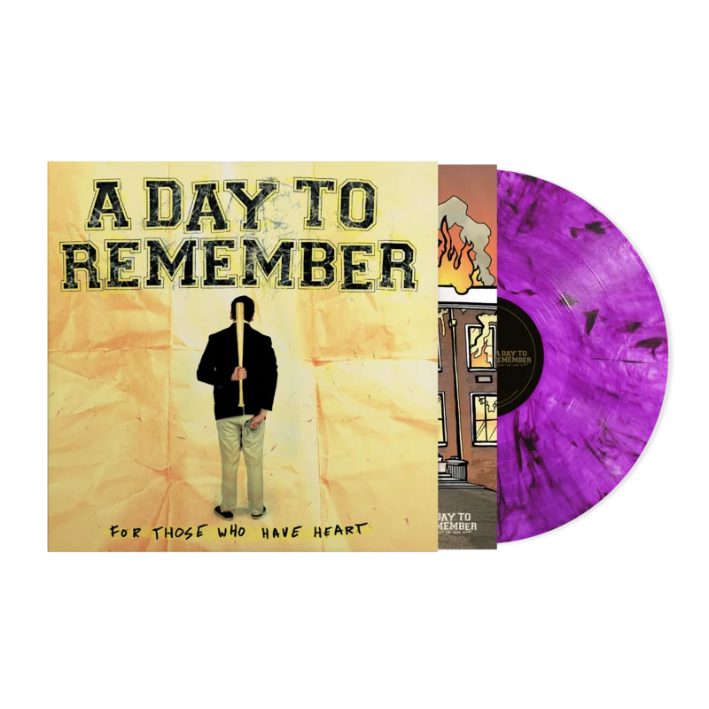 A DAY TO REMEMBER FOR THOSE WHO HAVE HEART LP (Limited Edition Only 500 Made, Purple Smoke Vinyl)