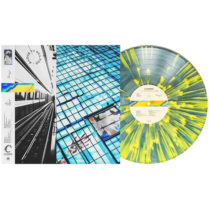 A Love To Kill For - Clear W/ Black & Blue Smoke W/ Yellow Splatter LP