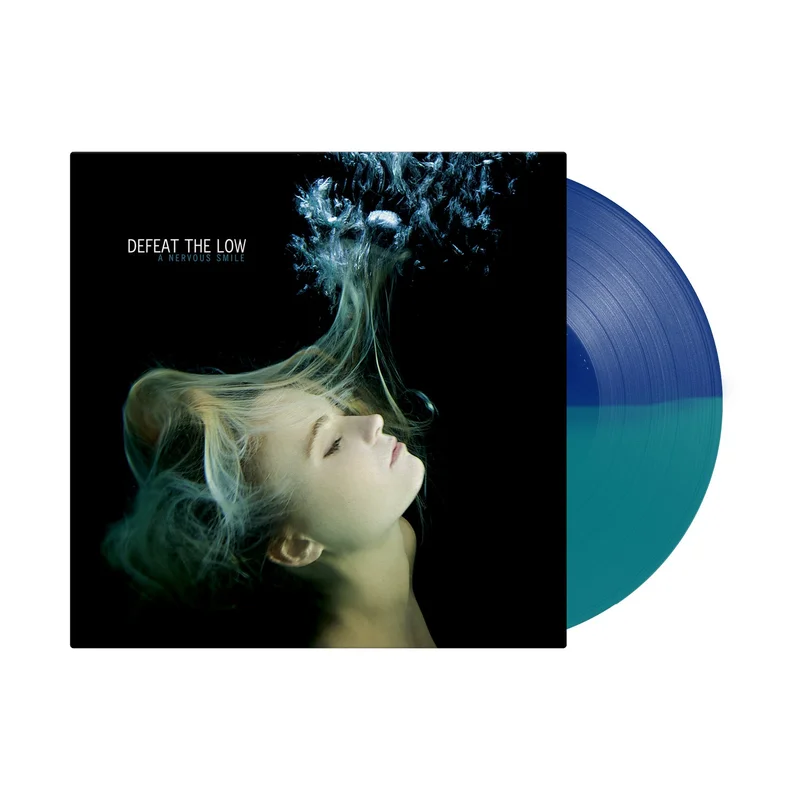 A Nervous Smile Half Navy/Half Teal Vinyl LP