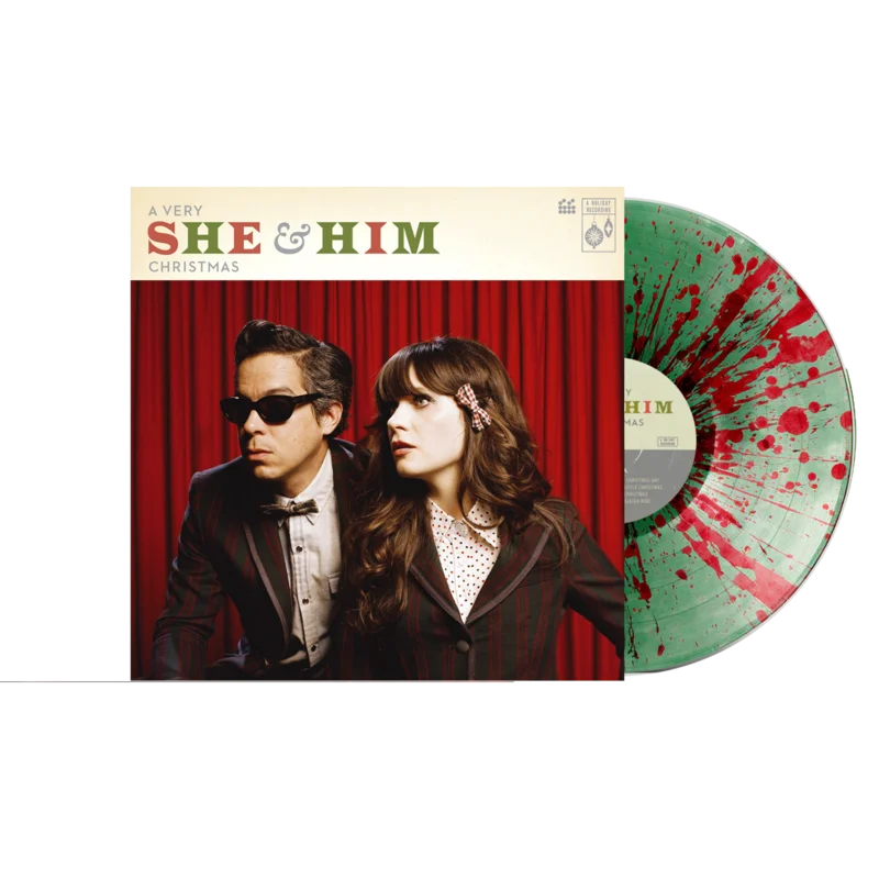 A Very She & Him Christmas (Limited Edition Green & Splatter Vinyl)