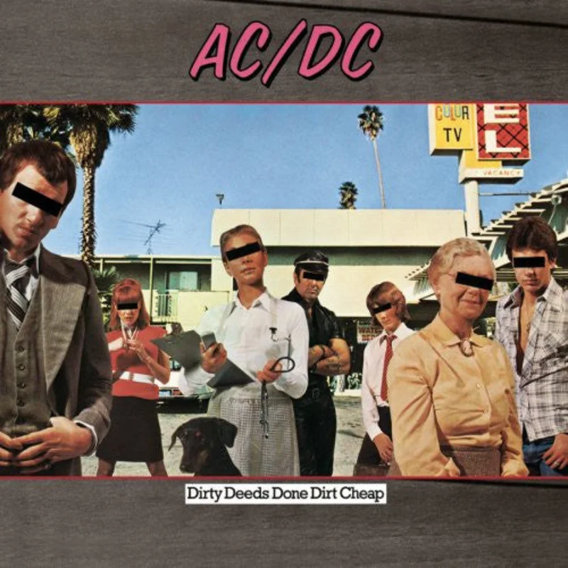AC/DC - Dirty Deeds Done Dirt Cheap (LP, Album, RE, RM, 180) (Mint (M))