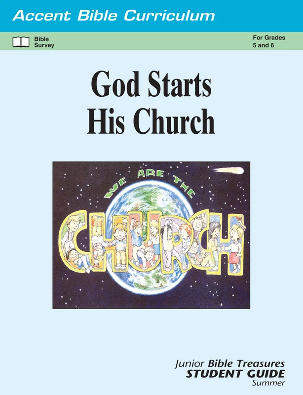 Accent | JUNIOR 5th & 6th Grade Bible Treasures (Student Guide) | Summer 2026