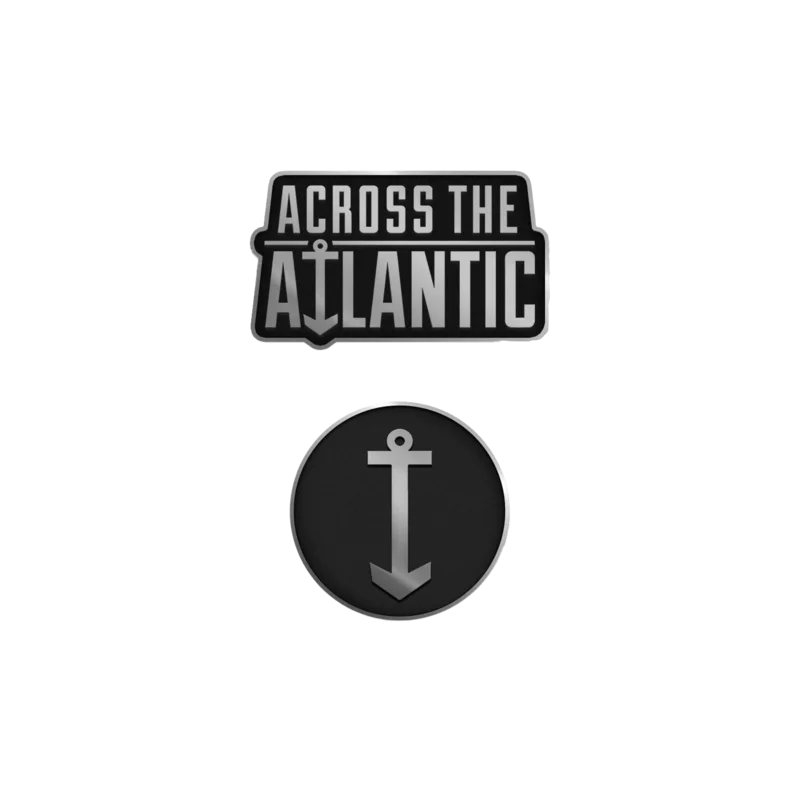 Across The Atlantic - Works of Progress Enamel Pin Set