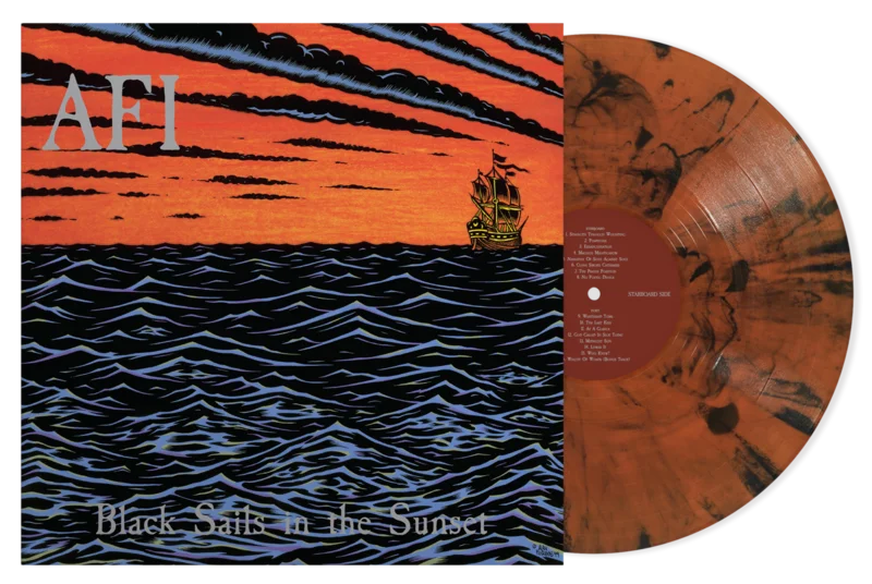 AFI BLACK SAILS IN THE SUNSET (25TH ANNIVERSARY) LP (Limited Edition  Only 500 Made, Oriole Vinyl)