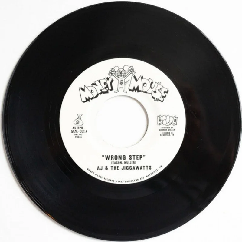 AJ & The Jiggawatts - Wrong Step (7") (Very Good Plus (VG+))