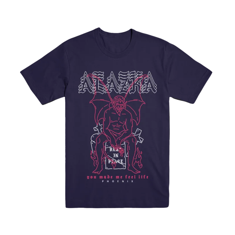 Alazka - Feel Life Navy T-Shirt