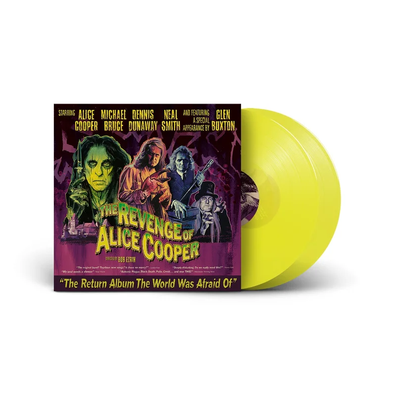 ALICE COOPER 'THE REVENGE OF ALICE COOPER' 2LP (Yellow Vinyl)