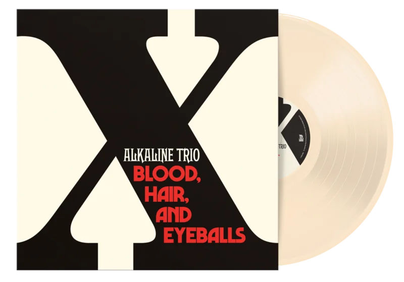 ALKALINE TRIO 'BLOOD, HAIR, AND EYEBALLS' LP (Limited Edition Only 300 Made, Bone Vinyl)