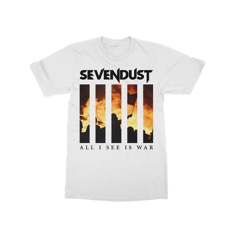All I See Is War White T-Shirt
