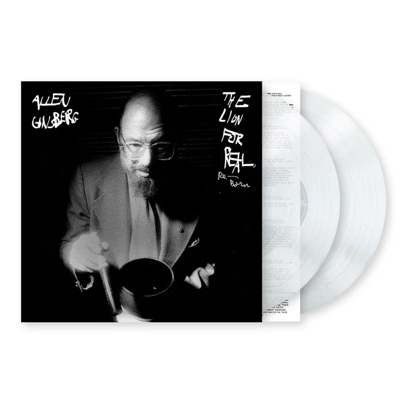 ALLEN GINSBERG 'THE LION FOR REAL, RE-BORN' 2LP (Clear Vinyl)