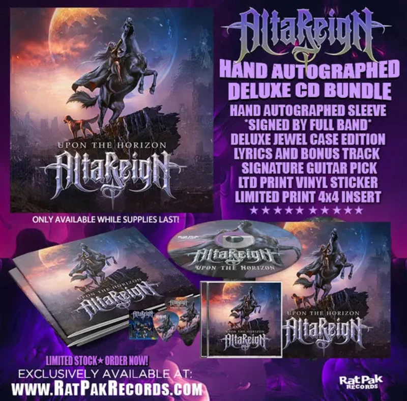 Alta Reign "Upon the Horizon" Hand Autographed CD Bundle