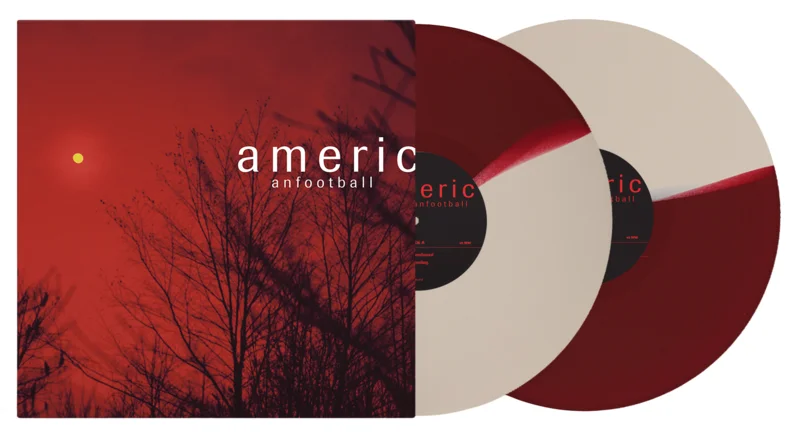AMERICAN FOOTBALL LP4 2LP (Exclusive  Limited to 300, Half Burgundy / Half Beige Vinyl)