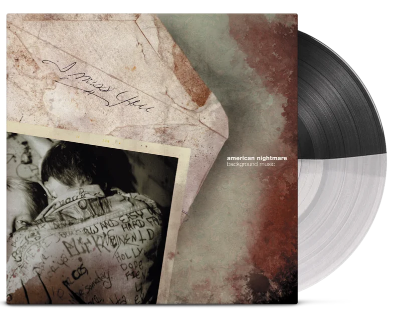 AMERICAN NIGHTMARE BACKGROUND MUSIC LP (Limited Edition  Only 250 Made, Half Clear / Half Black Vinyl)