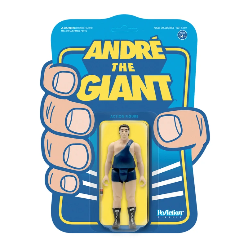 ANDRE THE GIANT REACTION FIGURE - SINGLET (BLUE CARD)