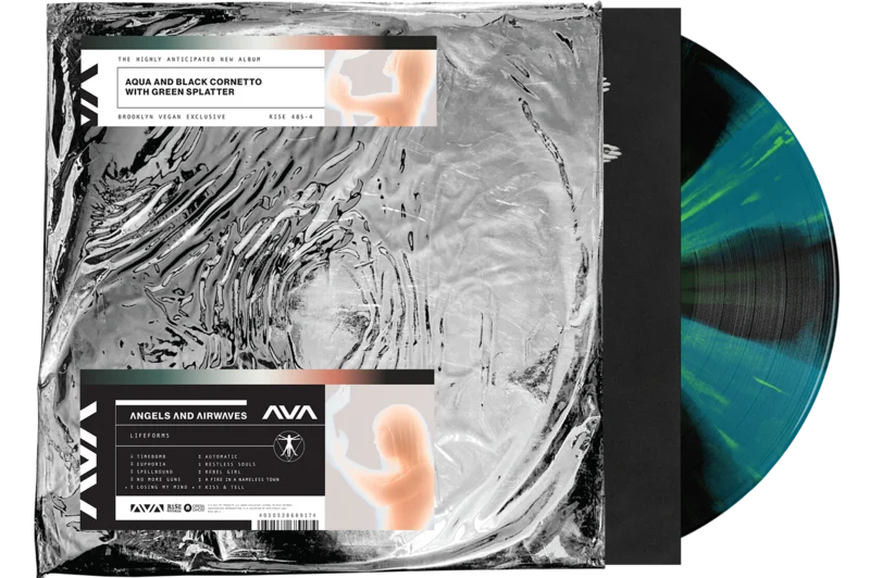 ANGELS & AIRWAVES 'LIFEFORMS' LP (Limited Edition  Only 300 Made, Aqua, Black, & Green Splatter Vinyl)