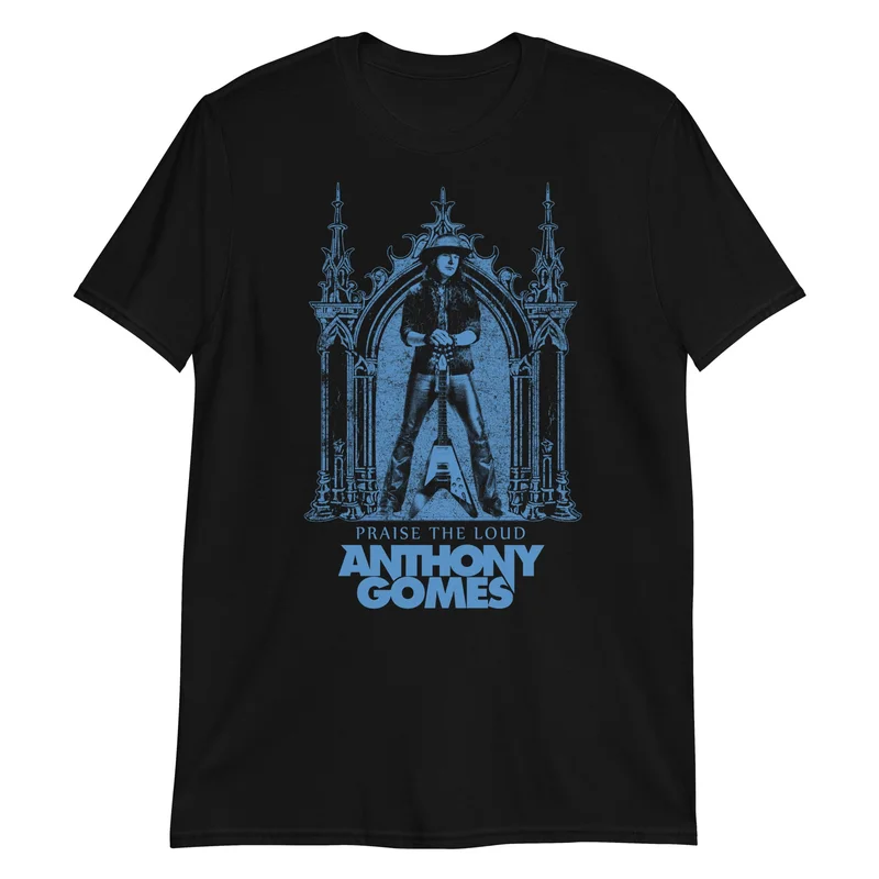 Anthony Gomes "Praise The Loud" Short-Sleeve Unisex T-Shirt Black