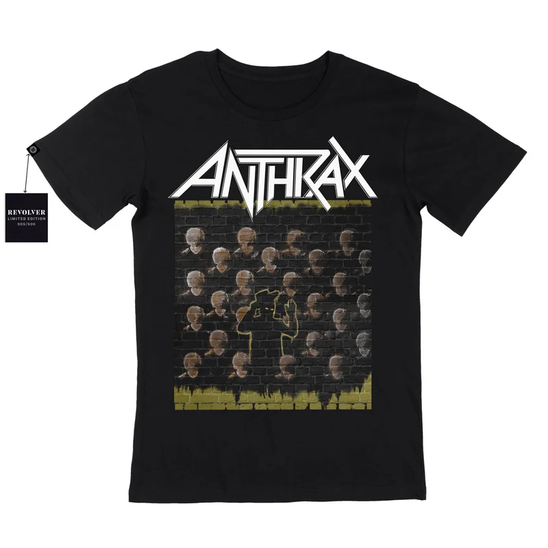 ANTHRAX LIMITED-EDITION T-SHIRT  REVOLVER EXCLUSIVE