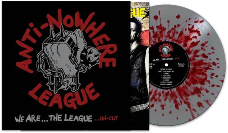 ANTI-NOWHERE LEAGUE 'WE ARE THE LEAGUE' LP (Splatter Silver & Red Vinyl)