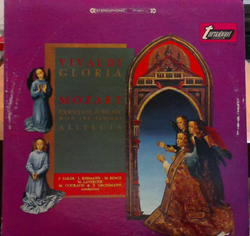 Antonio Vivaldi  Wolfgang Amadeus Mozart - Gloria - Exsultate, Jubilate With The Famous Alleluja (LP) (Very Good (VG))