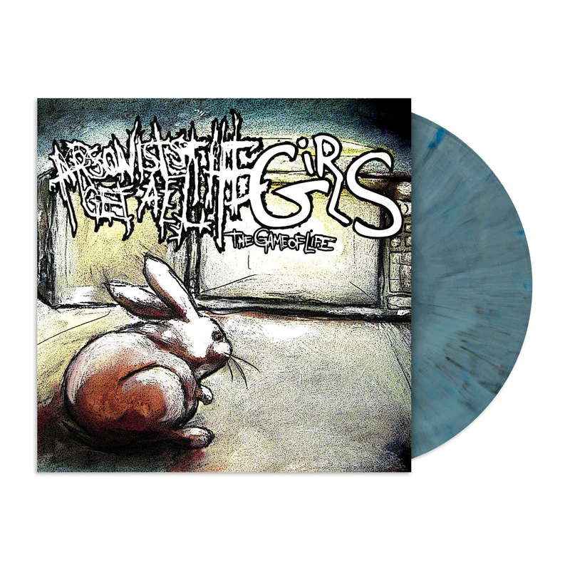 ARSONISTS GET ALL THE GIRLS THE GAME OF LIFE LP (Limited Edition  Only 100 Made, Powder Blue w/ Black Swirl Vinyl)