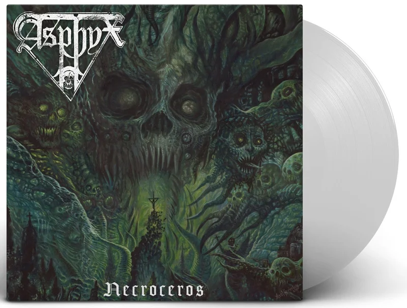 ASPHYX NECROCEROS LP (Limited Edition   Only 200 Made, White Vinyl)