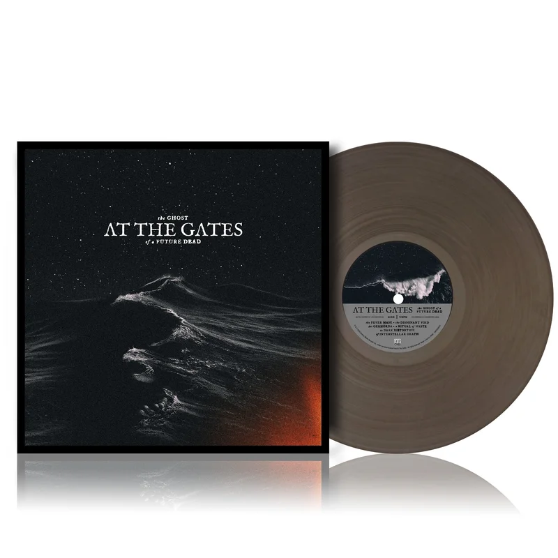 AT THE GATES THE GHOST OF A FUTURE DEAD LP (Exclusive  Limited to 500, Transparent Black Ice Vinyl)
