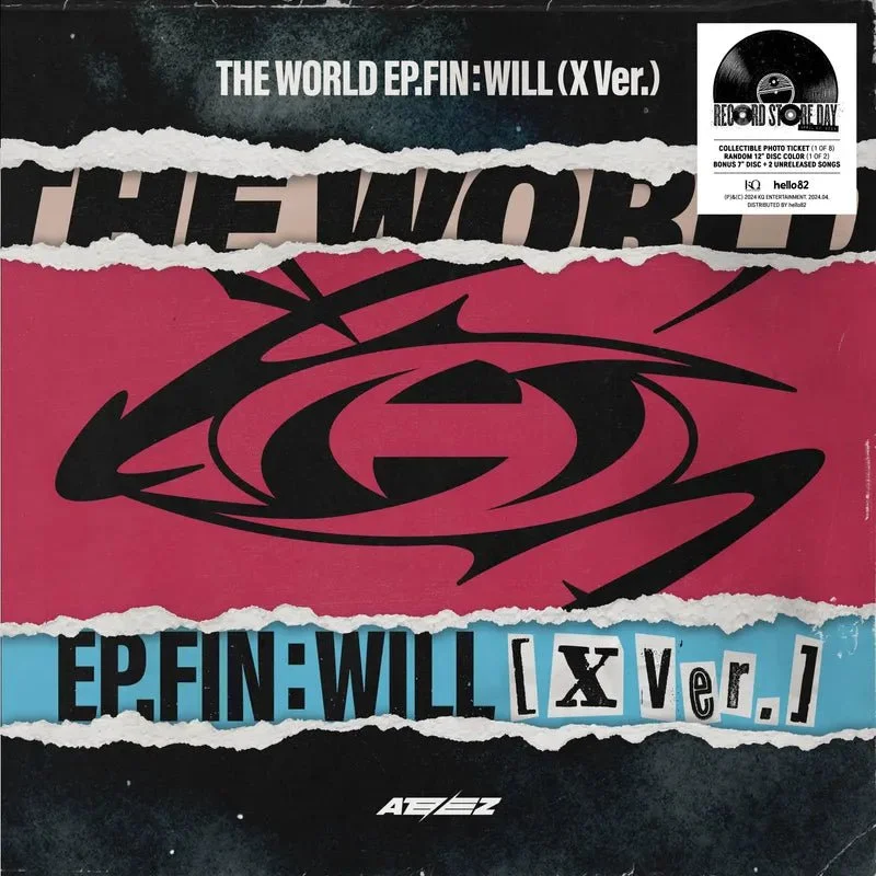 ATEEZ - THE WORLD EP.FIN : WILL - Limited Gatefold Exclusive Vinyl