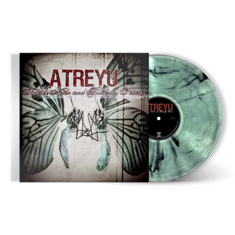 ATREYU SUICIDE NOTES AND BUTTERFLY KISSES LP (Limited Edition  Only 300 Made, Coke Bottle Clear w/ Black Swirl Vinyl)