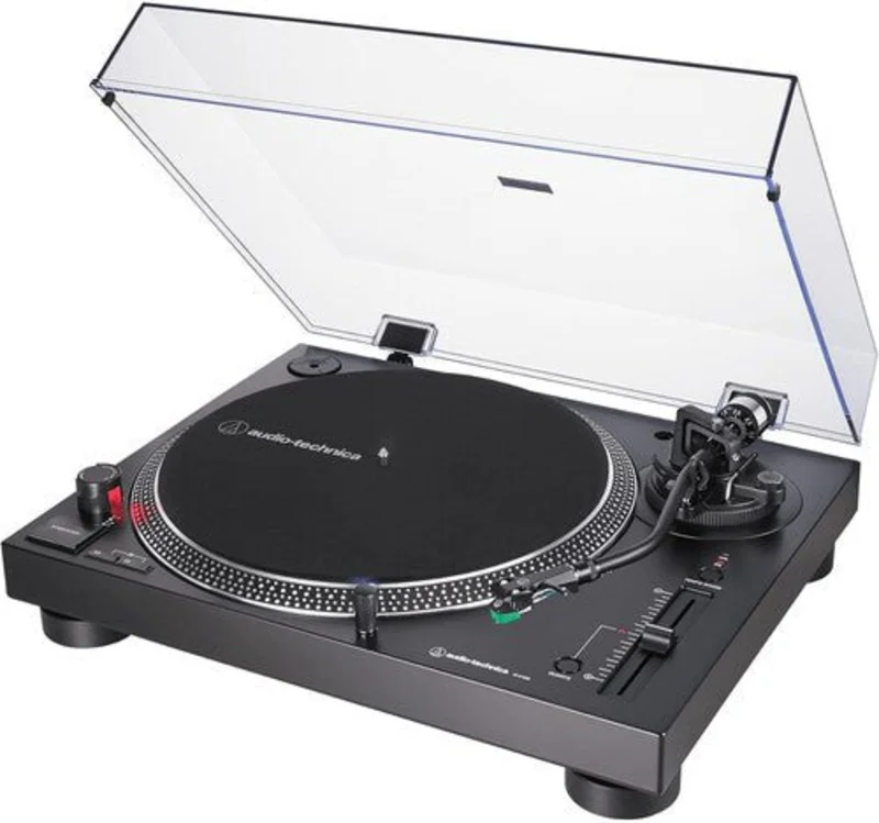 Audio Technica AT-LP120XUSB-BK USB Turntable -Direct Drive - Fully Manual - USB (Black)