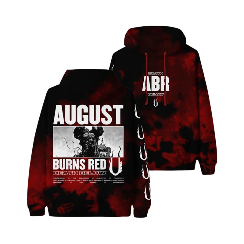 August Burns Red - Death Below Red Dye Hoodie
