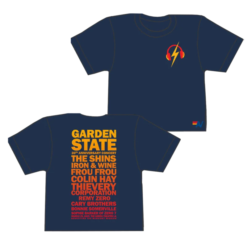 AVIATOR NATION X GARDEN STATE 20TH ANNIVERSARY BOYFRIEND T-SHIRT