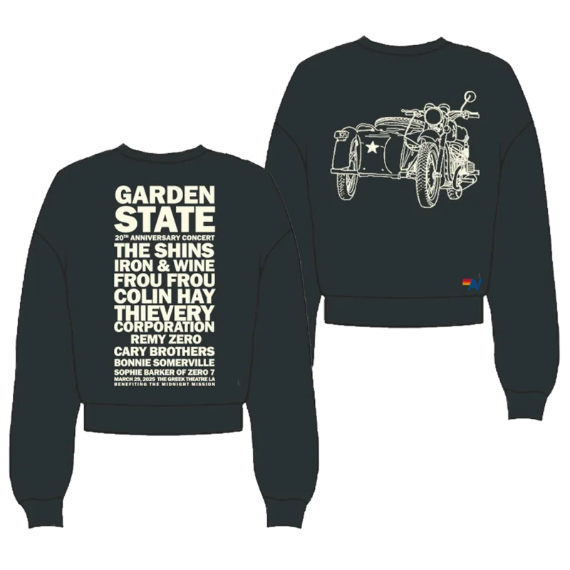 AVIATOR NATION X GARDEN STATE 20TH ANNIVERSARY CREWNECK SWEATSHIRT