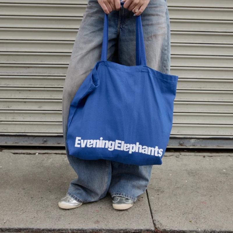 Baby Watch Your Back Blue Tote