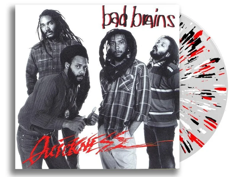 BAD BRAINS 'QUICKNESS' LP (Limited Edition  Only 500 Made, Clear, Red, & Black Splatter Vinyl)