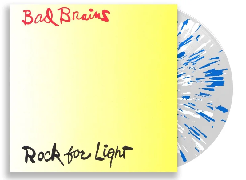BAD BRAINS 'ROCK FOR LIGHT' LP (Limited Edition  Only 350 Made, Clear, White, & Blue Splatter Vinyl)