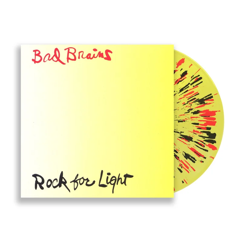 BAD BRAINS 'ROCK FOR LIGHT' LP (Limited Edition  Only 500 Made, Translucent Yellow, Red, & Black Splatter Vinyl)
