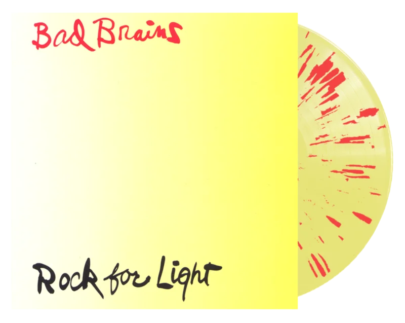 BAD BRAINS ROCK FOR LIGHT LP (Limited Edition, Transparent Yellow w/ Red Splatter Vinyl)