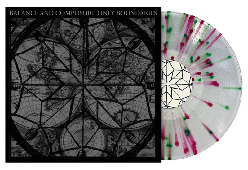 BALANCE AND COMPOSURE ONLY BOUNDARIES EP (Limited Edition  Only 150 made, Clear w/ Green & Red Splatter Vinyl)
