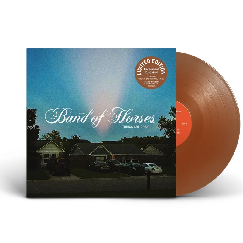 BAND OF HORSES 'THINGS ARE GREAT' LP (Translucent Rust Vinyl)