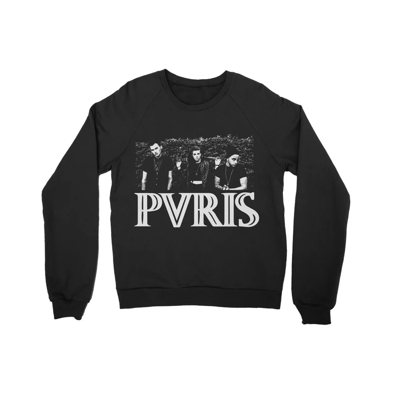 Band Photo Black Crewneck Sweatshirt