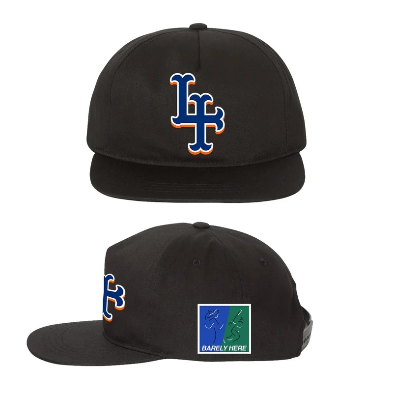 Barely Here Black - Patch Snapback