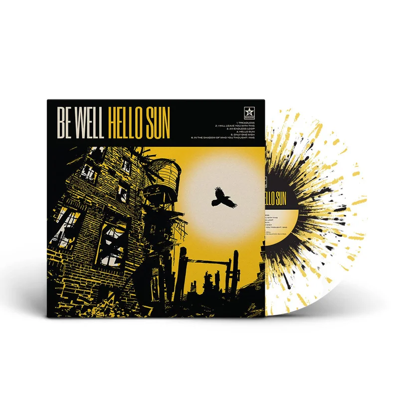 BE WELL 'HELLO SUN' 12" EP (White, Black & Yellow Splatter Vinyl)