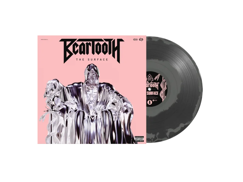 BEARTOOTH THE SURFACE LP (Limited Edition  Only 300 Made, Black & Grey A side/B side Vinyl)