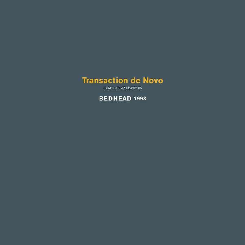 BEDHEAD 'TRANSACTION DE NOVO' LP (Gold Vinyl)
