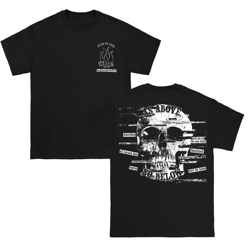 Below The Static Black - Tee
