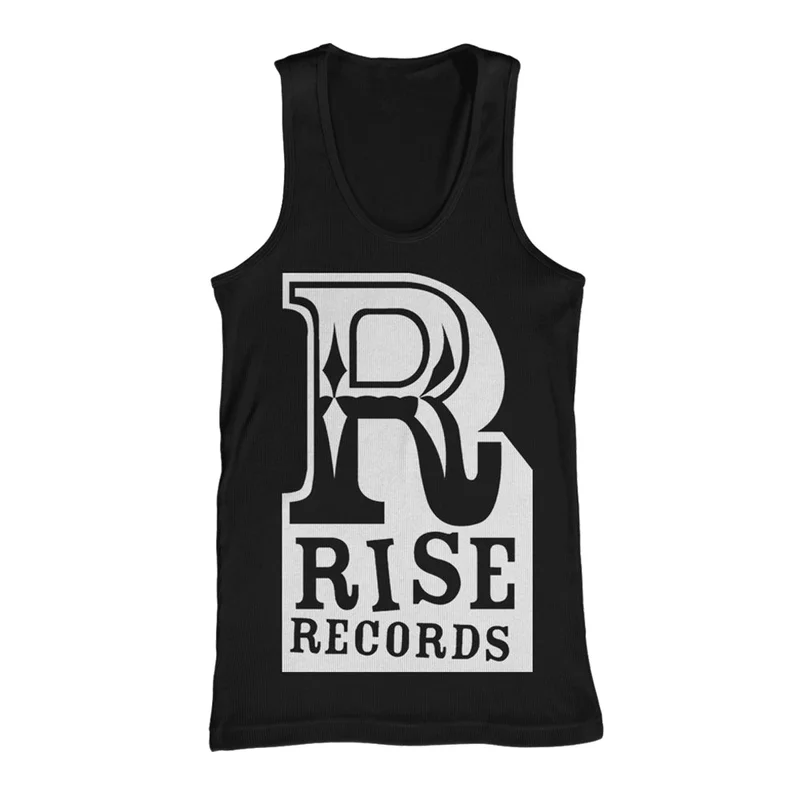 Big R White On Black Tank Top